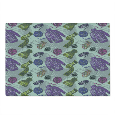 East Urban Home Glass Autumn Cutting Board
