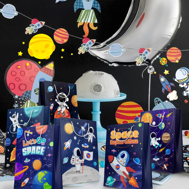 Ensemble de sacs de cadeaux Space Goodie, 24 pièces