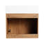 Armoire de salle de bain avec lavabo en céramique, porte, armoire de rangement pour salle de bain-275886906