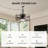 20" Wet Rated Plug-in Caged Ceiling Fan with LED Light Kit and Remote 