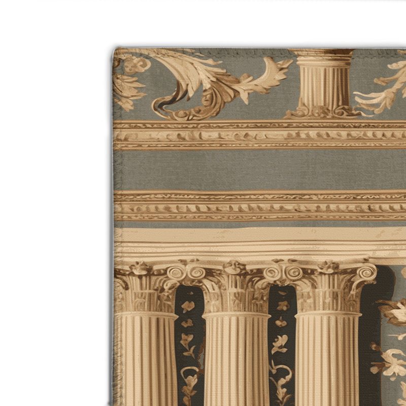 Tapis d'intérieur et d'extérieur brun français, Rectangulaire 2 pi x 3 pi