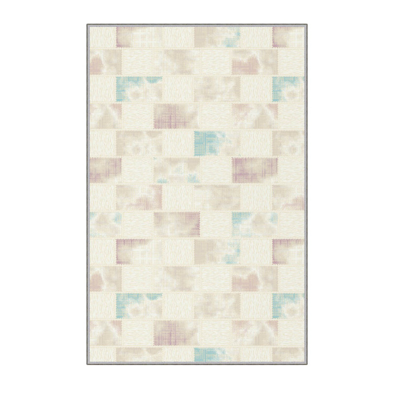 Luxurious 3D Printed Area Carpet, 5.9 x 9.2 Feet | 1% Polyester, .3 in Pile Height, 65 g/m² | Antibacterial & Non-Slip Underside, Machine Washable for Easy Care | Perfect for Living Room, Bedroom, or Office Décor