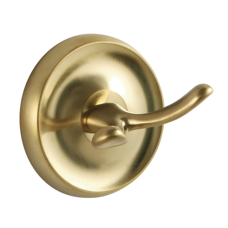 Kingston Brass Classic Robe Hook, Brushed Brass