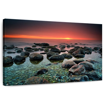 Mystérieux coucher de soleil Gillard