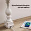 Ensemble de lampes de table en résine 27,5 "avec deux ports USB Goehring