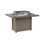 Donoma Rectangular Dining Fire Pit Table