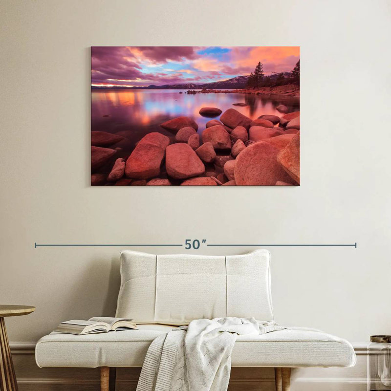 Alvord, teinte rose du lac Tahoe, H 26 po x l 39 po