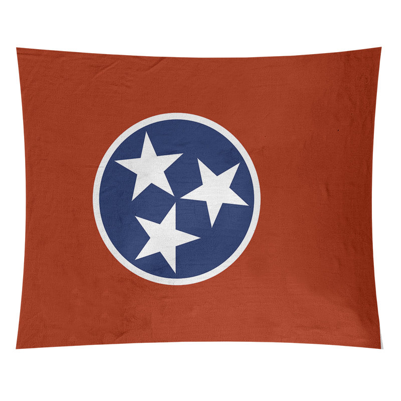 Tapisserie drapeau tennessee Enrik, H 27,5 po x l 37,5 po, Intérieur / extérieur