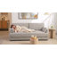 84'' W Modern T Cushion Upholstered Recessed Arm Sofa-1640085219