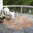 Machine Washable Indoor/Outdoor Xhevrie Peach Rug-384136178