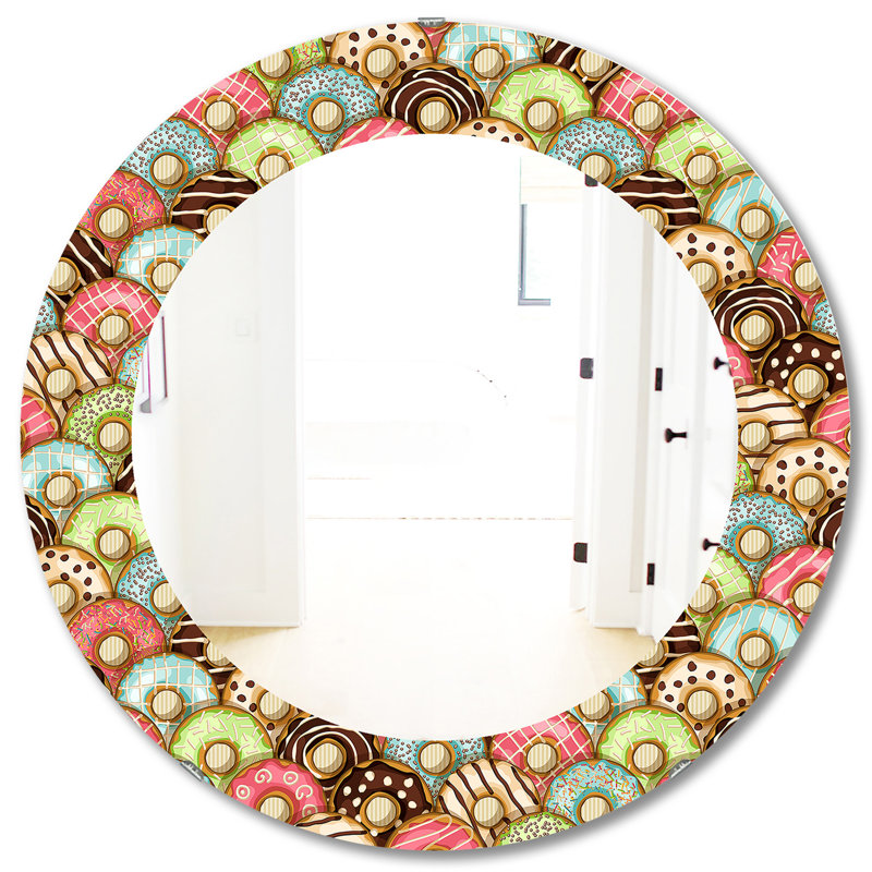 Miroir de salle de bain Donuts, H 31,5 po x l po