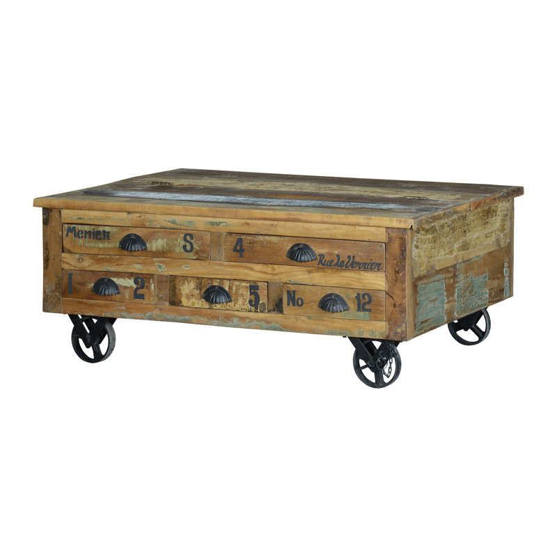 Glenn Block Coffee Table with Storage