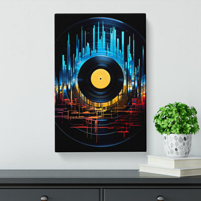 Vinyl Record Futurism - Print