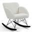 Chaise berçante en métal Jiyah
