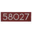 Plaque d’adresse murale sur 1 ligne flottante-41303794-41299752-41299898