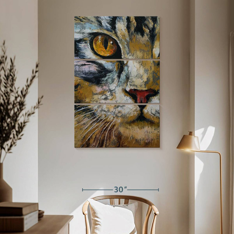 Maine Coon Cat, 65" H x 42" W