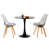 2 chaises grises transparentes est en rupture de stock
