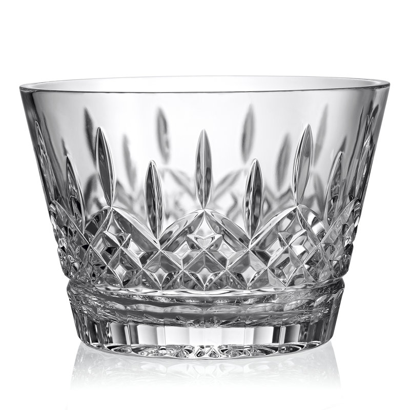 Waterford Lismore Bowl, 6.3" H x 9.06" W x 9.06" D