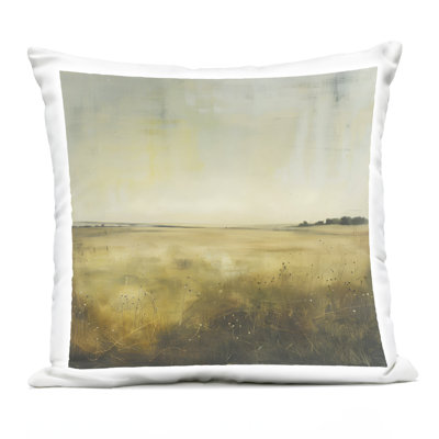 Stupell Industries Farmhouse Field Abstraction Design by LSR Design Studio Outdoor Printed Pillow