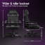 Inbox Zero Adjustable Faux Leather Swiveling PC & Racing Game Chair-1251798661