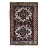 Wool Oriental Area Rug in Brown