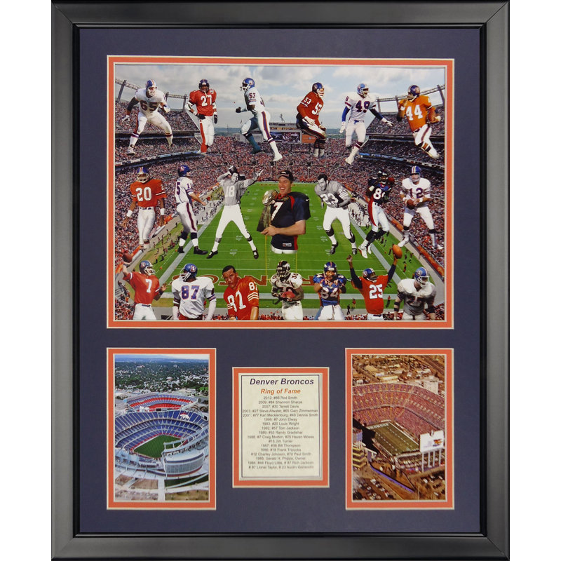 Memorabili encadrée broncos l'-broncos denver NFL