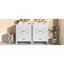 Ensemble de meuble-lavabo avec lavabo double / 2 armoires avec organisateurs de porte / 3 tiroirs / meuble-lavabo-113435731