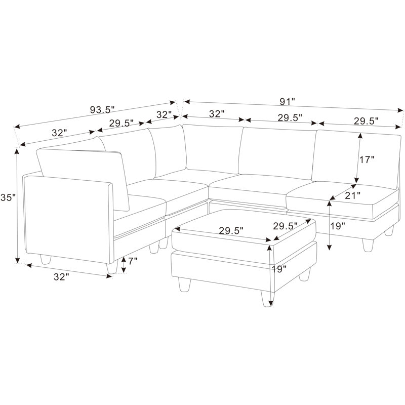 Barncombe Modular Sectional