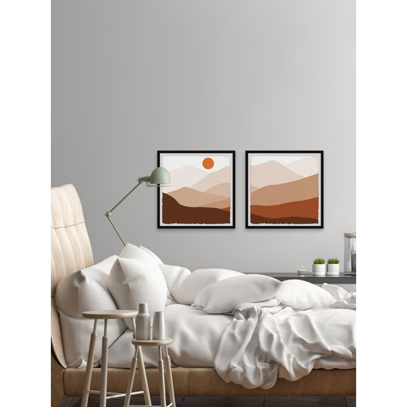 I Climb Mountains Diptych, 18" W x 18" H