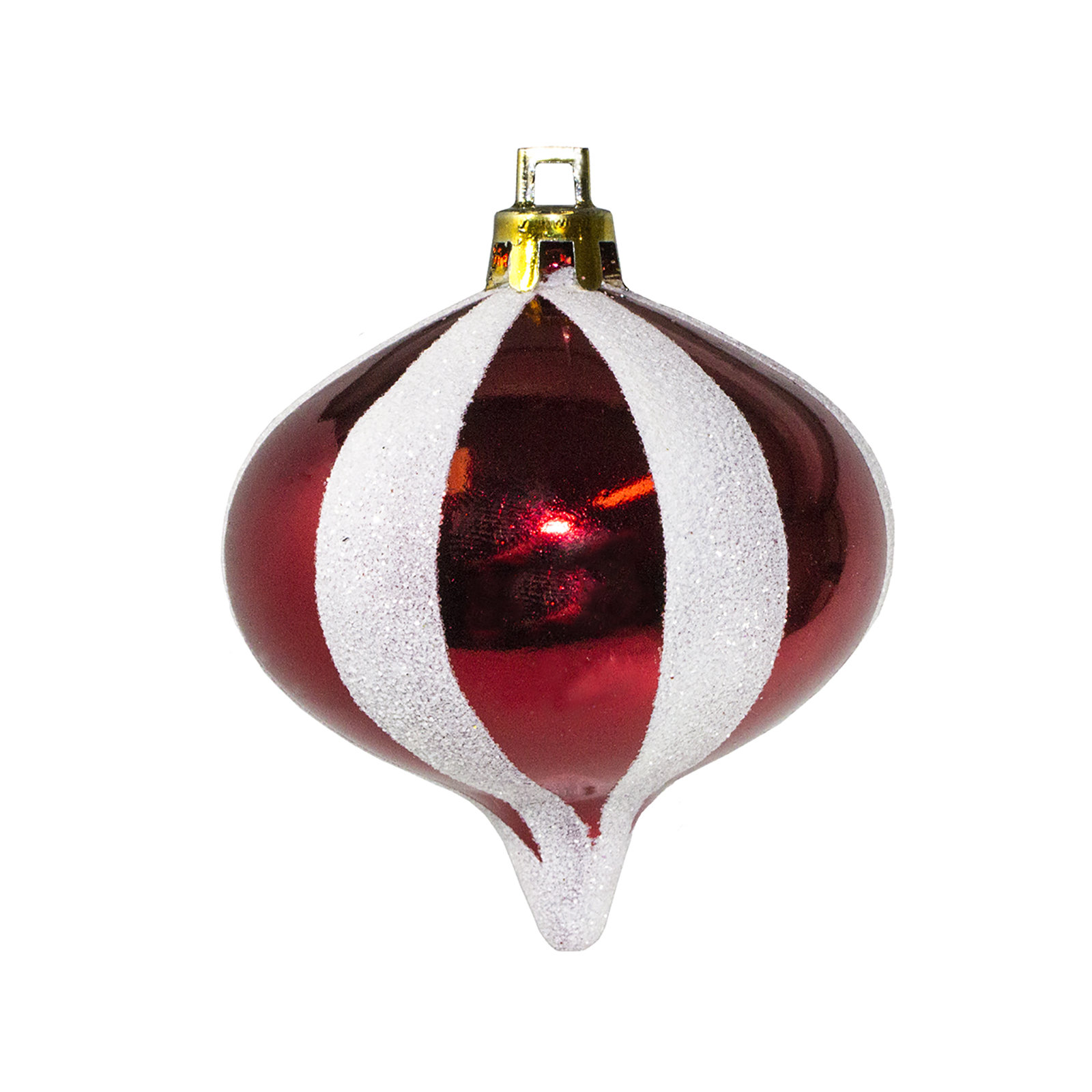 36 Piece Solid Ball Ornament Set, Red
