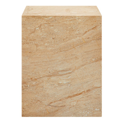 Jordana Square Plinth Indoor - Outdoor Patio Concrete Side Table
