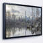 «Black and White Central Park NYC», reproduction de photo sur toile tendue encadrée-26684805