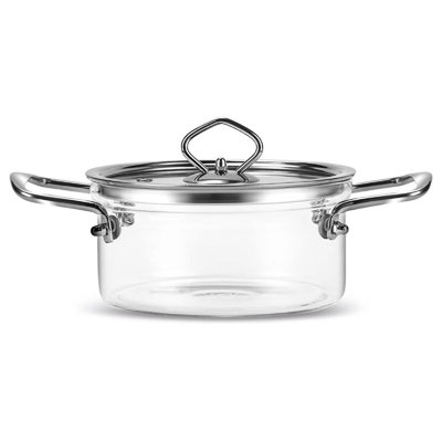 STP-Goods Clear Tempered Glass Soup Pot