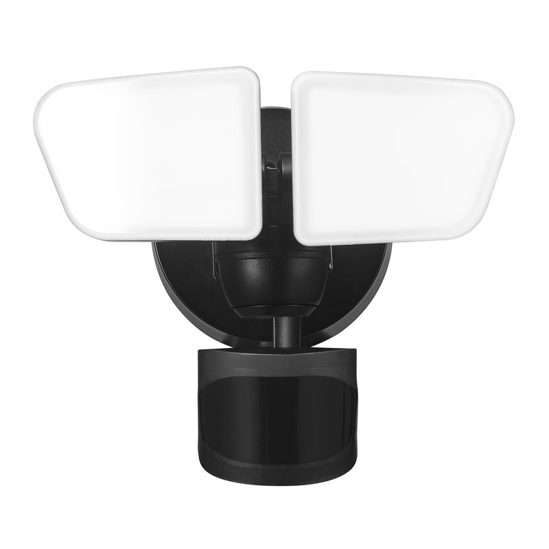 LED Outdoor Security Flood Light with Motion Sensor, Black