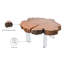 Table basse à 4 pieds Sigety