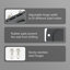 Anthracite Plastic Standard Adjustable Armrests Toilet Seat-1215608310