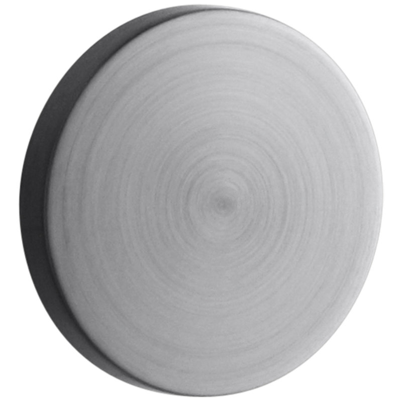 Escale Bathroom Sink Overflow Caps, Brushed Chrome