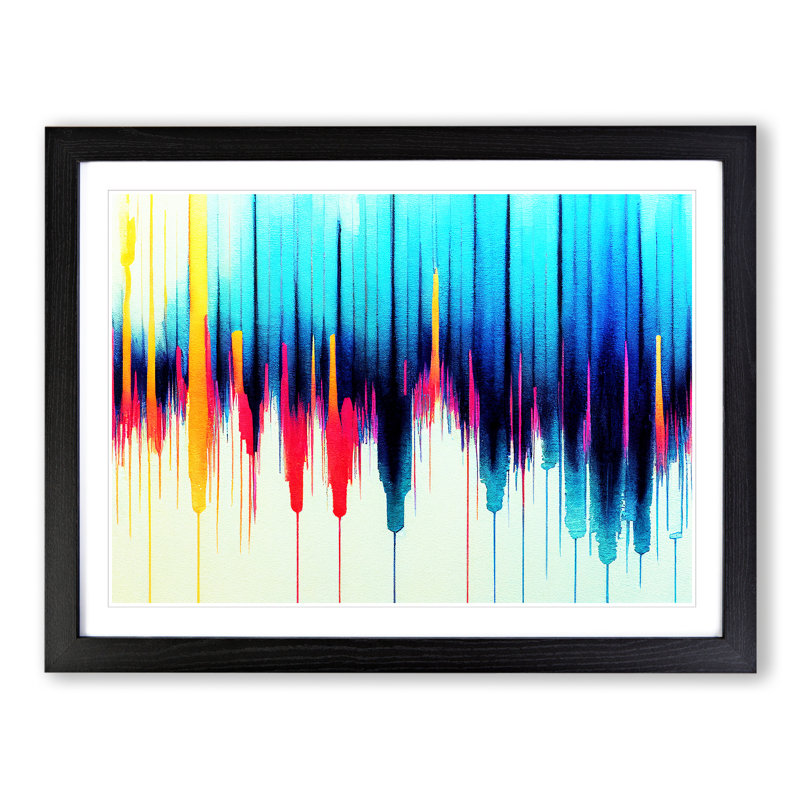 Equalizer Audio Vol.3 Abstract - Wall Art, 46cm H x 64cm W x 2cm D, Black