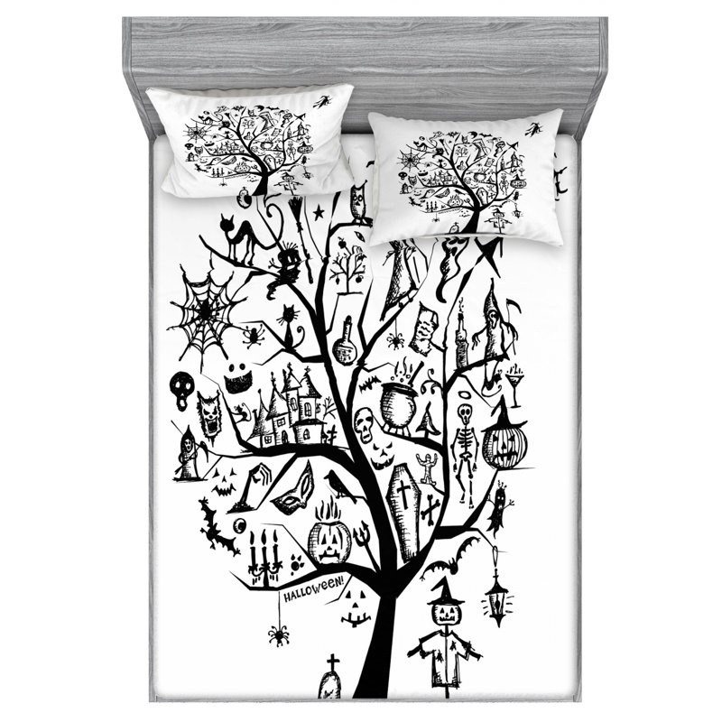 Microfiber Sheet Set, Full Sheet Set with Fitted Sheet