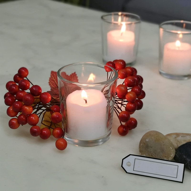 Ensemble de 24 porte-bougies votives / bougies chauffe-plat Hosley - votre choix de couleurs. Idéal pour les mariages, les fêtes et les événements spéciaux (2 transparents)