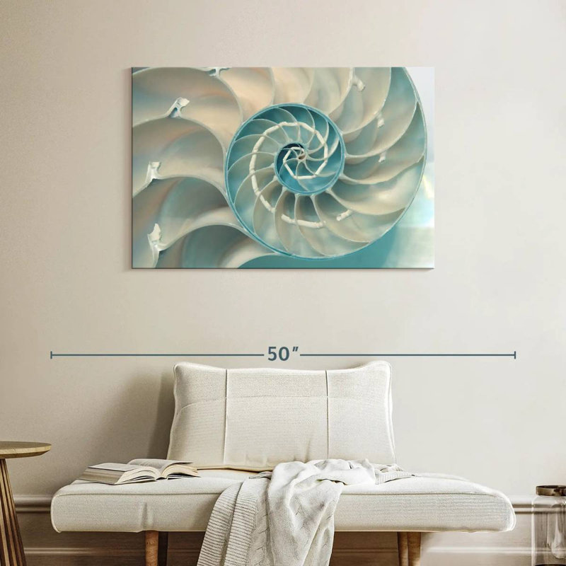 Inside A Nautilus Shell, 26" H x 39" W