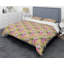 Ensemble de housse de couette de roses de style mid-century à la main aquarelle-40702470