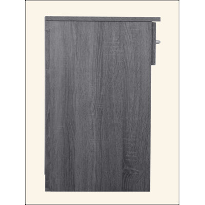 Table de chevet Lindsey, gris