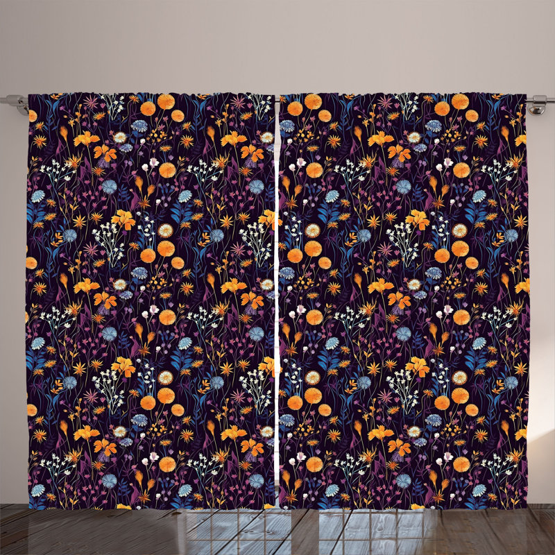 Semi Sheer Curtain Pair
