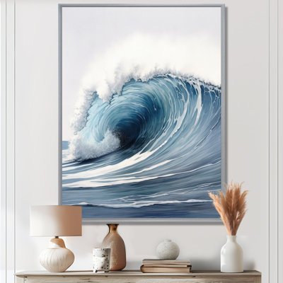 Ocean Wave Movement III - Modern Beach Wall Art