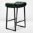 24" Modern Backless Saddle Counter Height Bar Stools With Metal Frame for Kitchen Island-1951269360