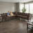 Reversible L-Shaped Sectional Sofa - 5-Seater Chesterfield Style PU Leather Couch With Nailhead Trim For Living Room Or Large Spaces-1375131443