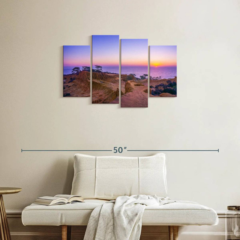 Gillard Torrey Pines Sunset, 22" H x 36" W