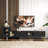 Wood Extendable TV Stand Rectangle Entertainment Center,Media TV Console For Living Room Bedroom-763412244