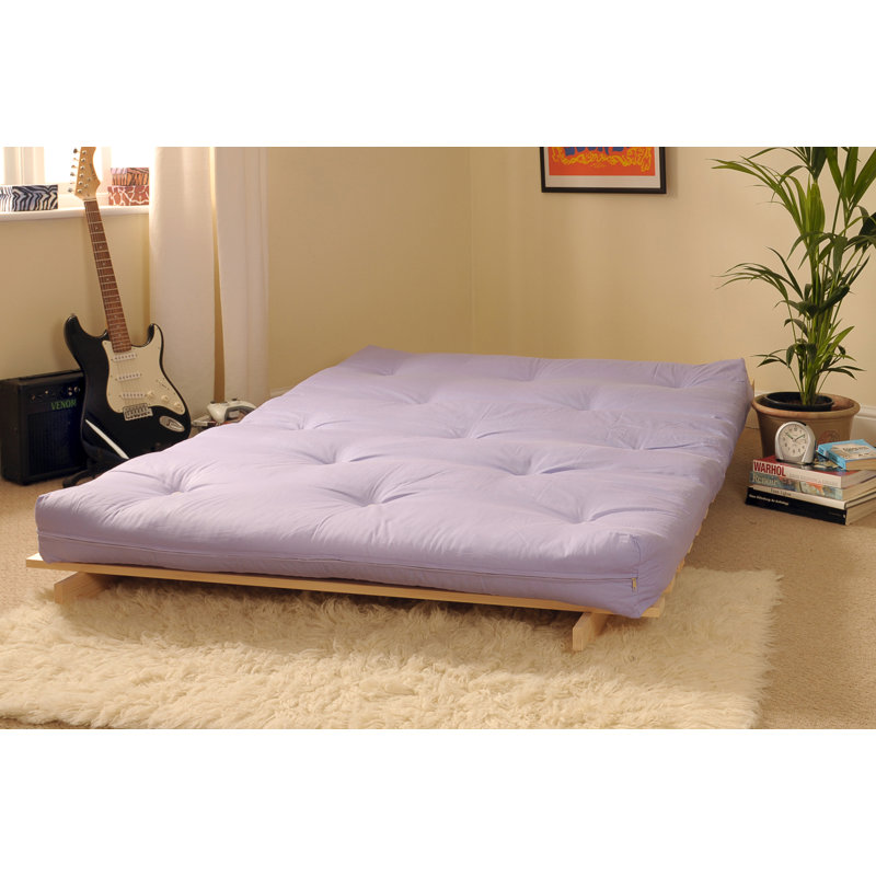Trishelle Upholstered Convertible Sofa, Lilac, 76cm H x 135cm W x 78cm D